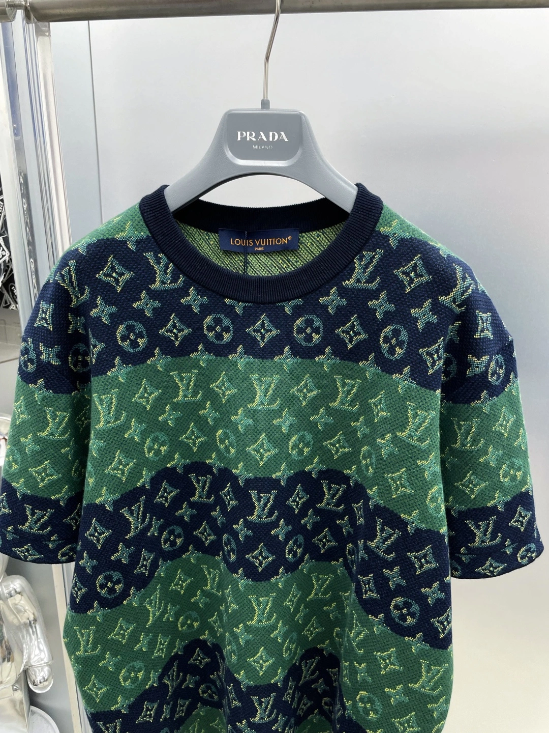 wg.luxury-- 8V 25ss Monogram Heritage wool oversized item:E-F509L0526H